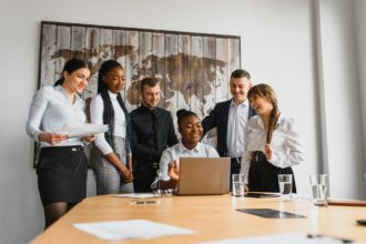 Business People Meeting Discussion Working Office Concept