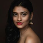 Portrait of Indian woman with beautiful makeup and hairstyle